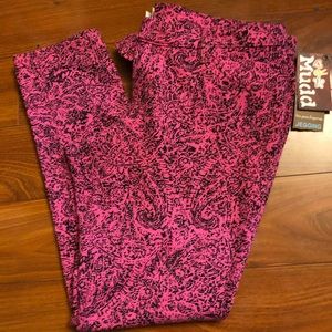 MUDD Pink Jeggings BNWT Size 15